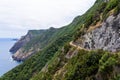 Vereda da Boca do Risco walking path in MadeiraÃ¢â¬â¢s island north-eastern coast