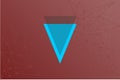 Verge XVG cryptocurrency icon red network Royalty Free Stock Photo