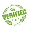 Verified business stamp