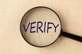 Verify Word Magnifying Glass