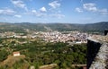 Verin view from Monterrei castle Royalty Free Stock Photo