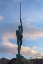 Verity - statue in Ilfracombe of the author Damien Hirst