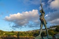 Verity - statue in Ilfracombe of the author Damien Hirst