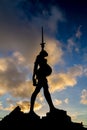 Verity - statue in Ilfracombe of the author Damien Hirst