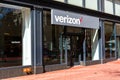 Verizon wireless mobile cell phone retail storefront exterior