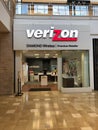 Verizon Wireless Store Front in Chandler Arizona Shopping Mall