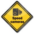 Caution speed cameras