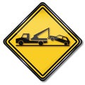 No parking and tow traffic Royalty Free Stock Photo