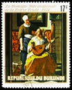 Vermeer, `Love letter`, International week of the written letter serie, circa 1974