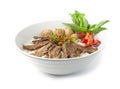 Vermicelli Noodles with Braised Stewed Beef without soup