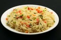 Vermicelli upma - Indian breakfast . Royalty Free Stock Photo