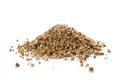 Vermiculite is a versatile hydrous phyllosilicate mineral Royalty Free Stock Photo