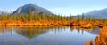 Vermilion lakes landscape in Banff national park