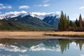 Vermillion Lakes Royalty Free Stock Photo