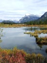 Vermillion Lakes Banff Royalty Free Stock Photo