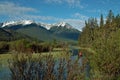 Vermillion Lakes, Banff Alberta Canada. Royalty Free Stock Photo