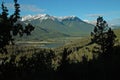 Vermillion Lakes, Banff Alberta Canada. Royalty Free Stock Photo