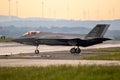 Vermont Air National Guard's 158th Fighter Wing Lockheed Martin F-35 Lightning II fighter jet. Germany - May 17, 2022