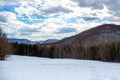 Vermont countryside in the winter