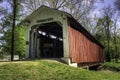 Vermont Covered Bridge in Indiana, United States Royalty Free Stock Photo