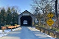 Vermont Covered Bridge Royalty Free Stock Photo