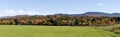 Vermont Autumn Foliage Panorama Royalty Free Stock Photo