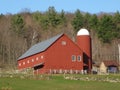 Vermont Red Barn Royalty Free Stock Photo