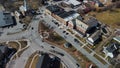 Vermont aerial downtown