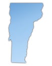 Vermont(USA) map