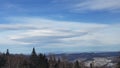 Vermont Vista Pine trees Mountain View fascinating cloud formation