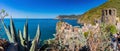 Vernazza in Cinque Terre, Italy panorama. Royalty Free Stock Photo