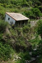 About 6/2020. Environmental disaster. Small house collapsed due to the flood of the stream