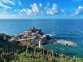 Vernazza picturesque village in Cinque terre, Liguria, italy Royalty Free Stock Photo