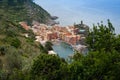 Vernazza in spring time Royalty Free Stock Photo