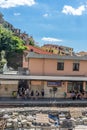 Vernazza, Terre, Italy - 26 June 2018: The railway station at Vernazza, Cinque Terre, Italy Royalty Free Stock Photo