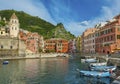 Vernazza village, Cinque Terre, Italy Royalty Free Stock Photo