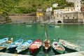 Vernazza village in Italy.