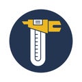 Vernier caliper Isolated Vector icon Which can easily modify or edit Royalty Free Stock Photo