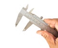 Vernier caliper measurement instrument Royalty Free Stock Photo