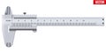 The Vernier caliper and scale.