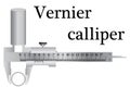 Vernier caliper is a universal measuring device that serves for high-precision measurements