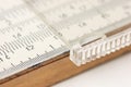 Vernier scale logarithmic ruler