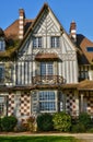 Vernouillet, France - april 14 2015 : the Buissons manor