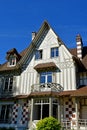Vernouillet; France - may 6 2019 : picturesque Maison des Buissons
