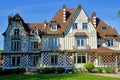 Vernouillet; France - may 6 2019 : picturesque Maison des Buissons