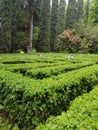 Verona ancient villa garden