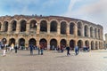 Verona Arena, Roman amphitheatre in Piazza Bra in Verona. Italy