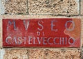Verona Castelvecchio important town in Italy