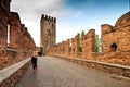 VERONA, Italy - April 04, 2017: Cityscape of Verona, Veneto Royalty Free Stock Photo