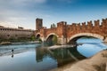 VERONA, Italy - April 04, 2017: Cityscape of Verona, Veneto Royalty Free Stock Photo